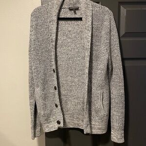 Express Black and White Knit Sweater